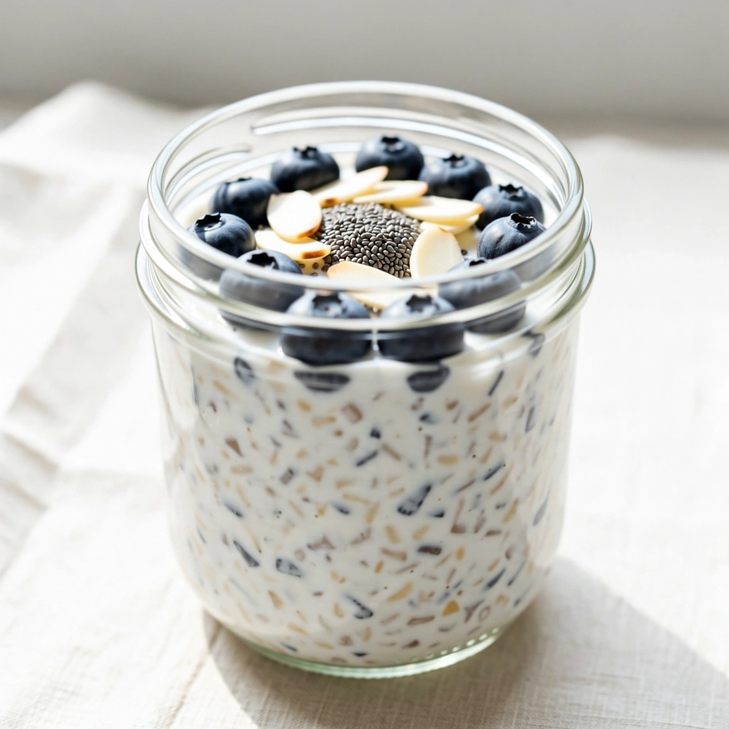 Porridge froid aux baies