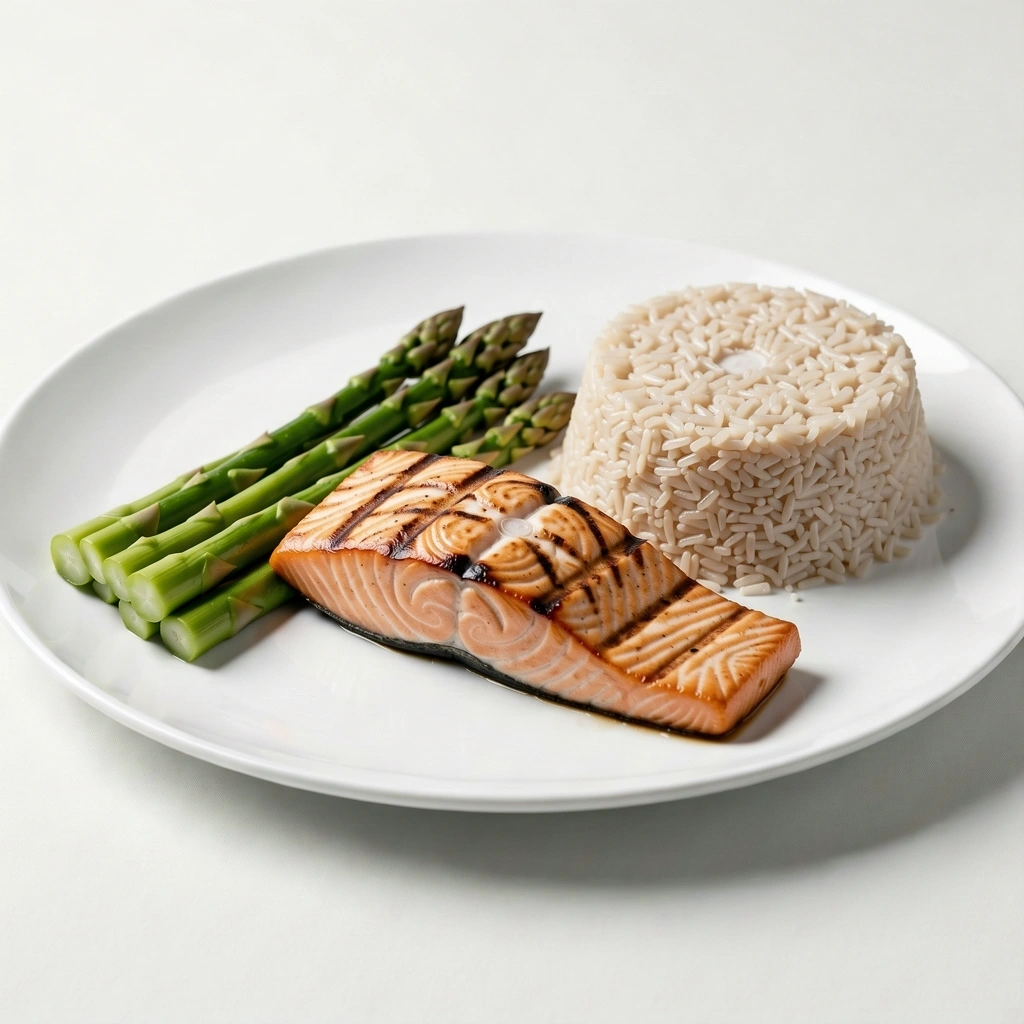 Saumon grillé et herbes